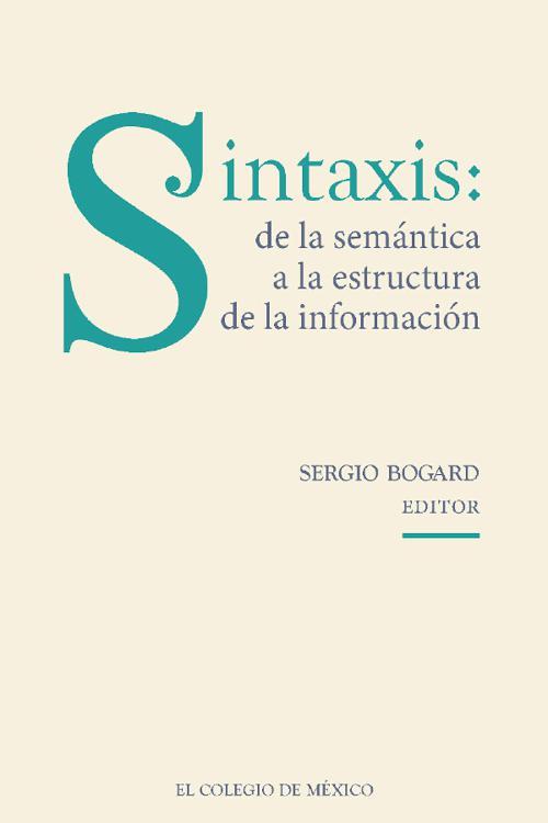 Sintaxis: de la semántica a la estructura de la información