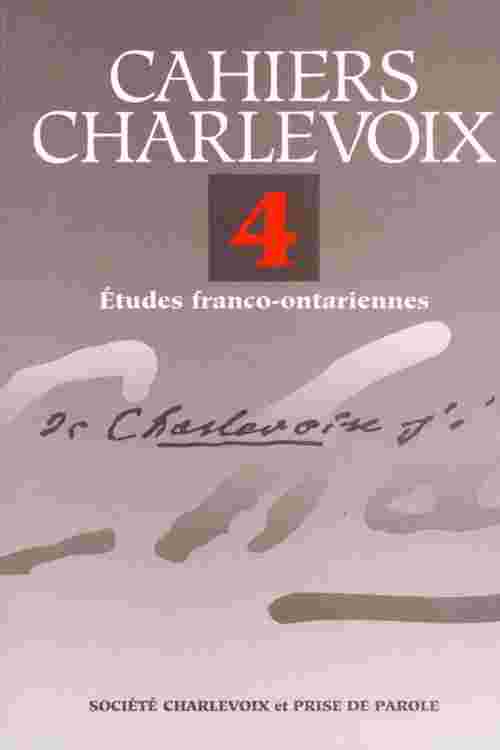 Cahiers Charlevoix 4