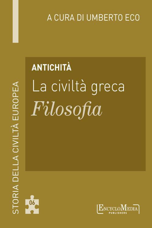 Antichità - La civiltà greca - Filosofia
