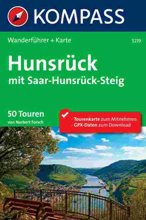 Kompass Wanderführer Hunsrück mit Saar-Hunsrück-Steig