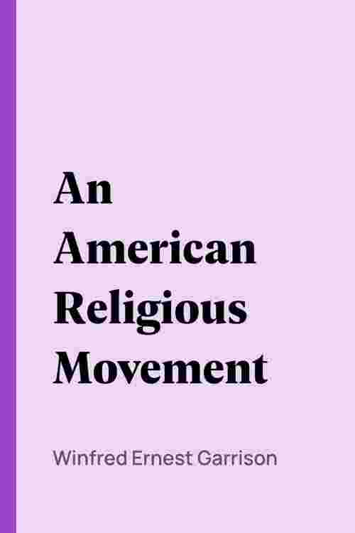 An American Religious Movement