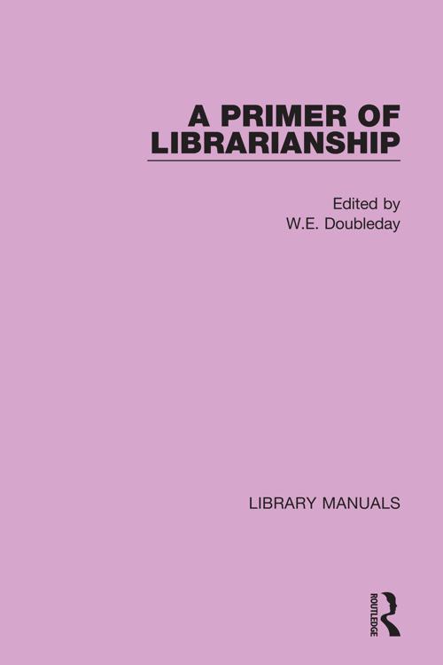 A Primer of Librarianship