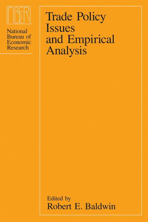 Trade Policy Issues and Empirical Analysis