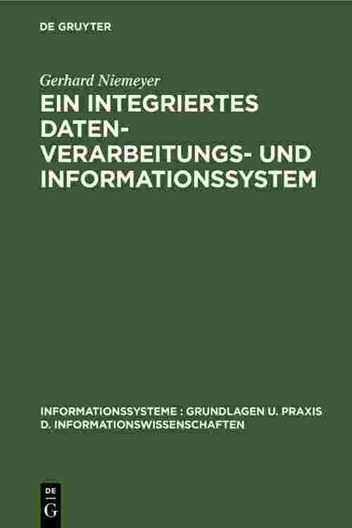 [PDF] Ein integriertes Datenverarbeitungs- und Informationssystem by ...