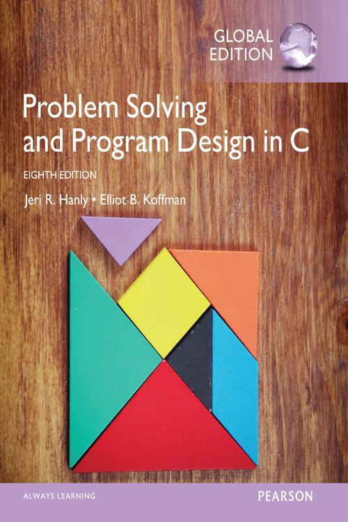 problem solving & program design in c by hanly and koffman
