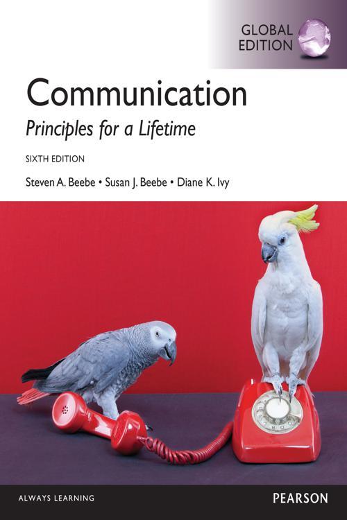 [PDF] Communication Principles for a Lifetime, Global Edition by