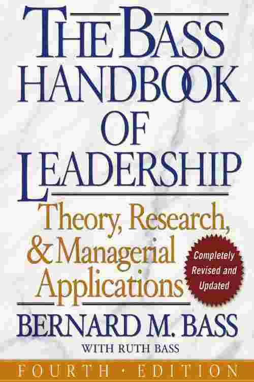 [PDF] The Bass Handbook of Leadership by Bernard M. Bass eBook | Perlego