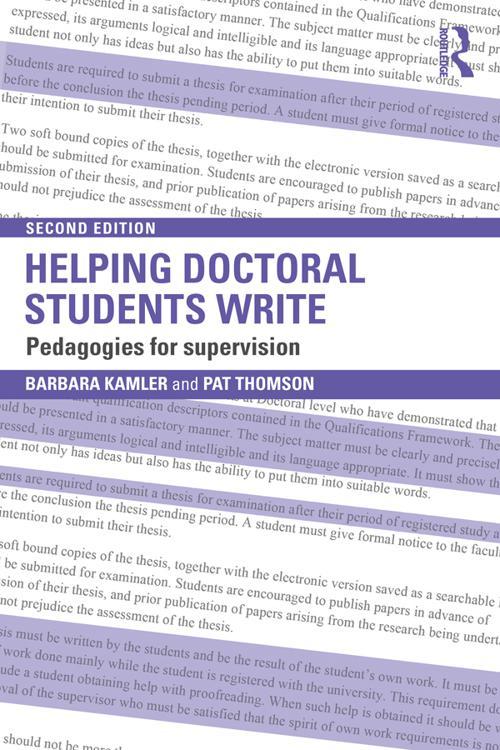 [PDF] Helping Doctoral Students Write by Barbara Kamler eBook | Perlego