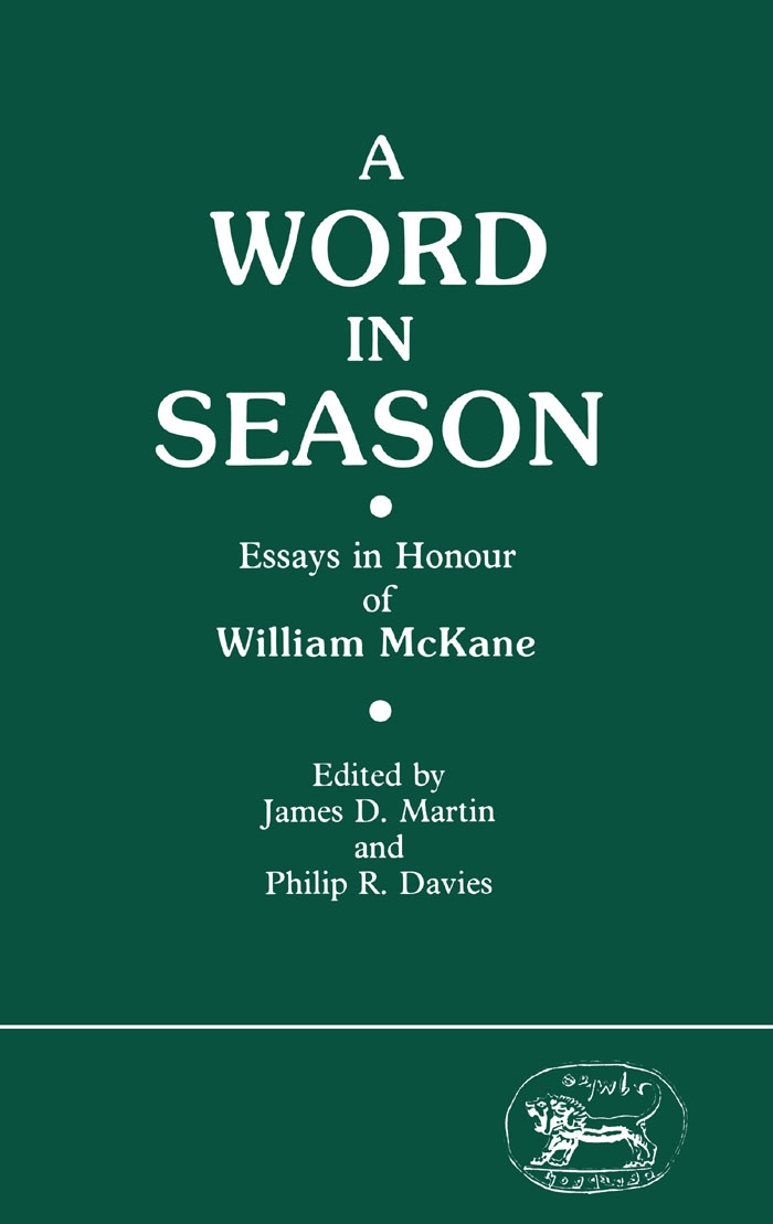 Word in Season - Philip R. Davies, James D. Martin