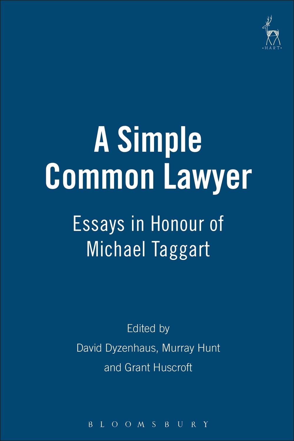 A Simple Common Lawyer - David Dyzenhaus, Murray Hunt, Grant Huscroft