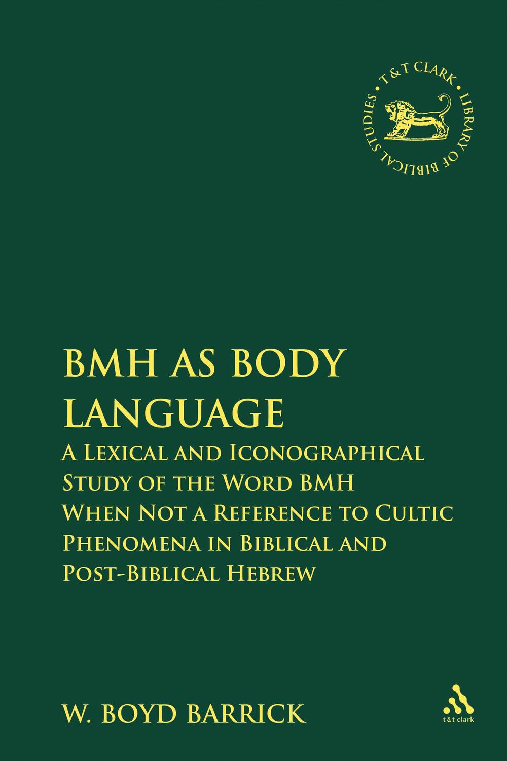 BMH as Body Language - W. Boyd Barrick