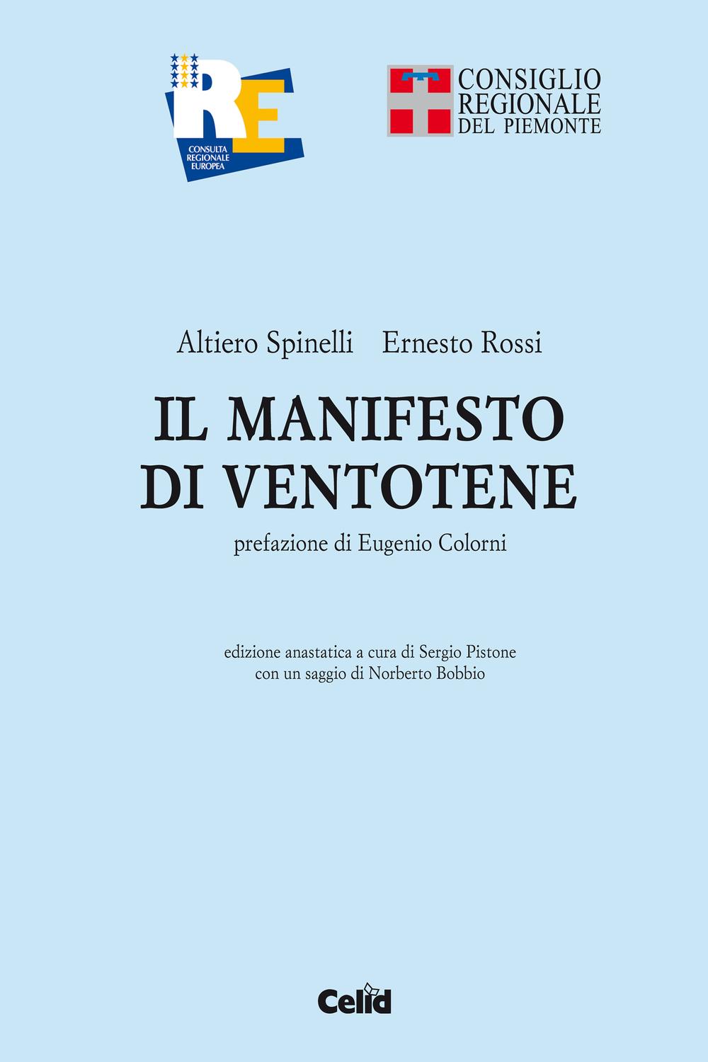 Il Manifesto di Ventotene - Ernesto Rossi, Altiero Spinelli,,