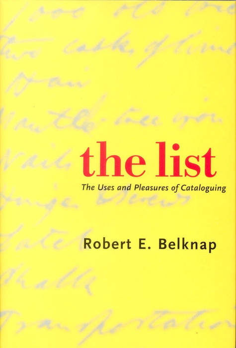 The List - Robert E. Belknap