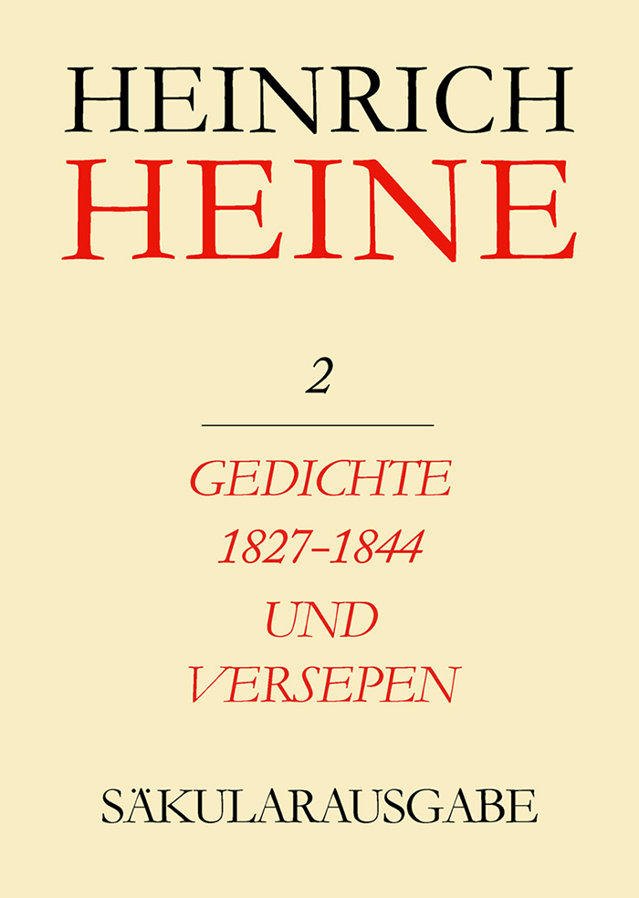 Gedichte 1827-1844 und Versepen - Irmgard Möller, Hans Böhm