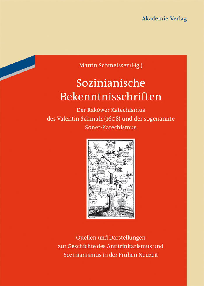 Sozinianische Bekenntnisschriften - Martin Schmeisser