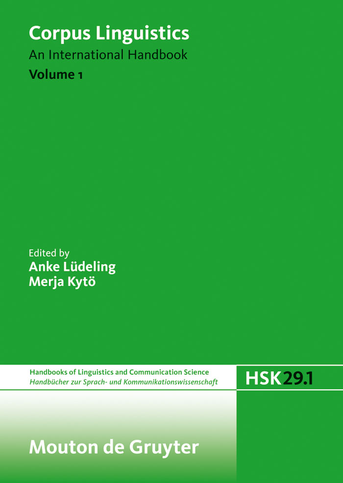 Corpus Linguistics. Volume 1 - Anke Lüdeling, Merja Kytö