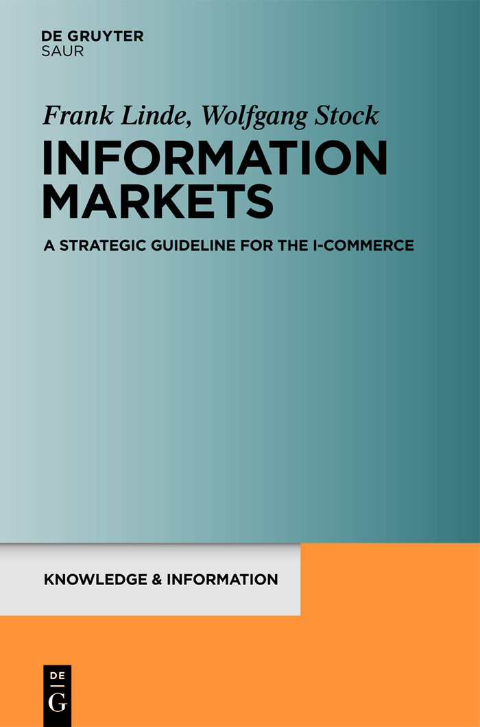 Information Markets - Frank Linde, Wolfgang G. Stock