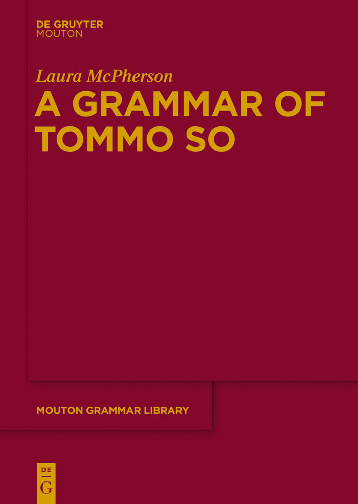 A Grammar of Tommo So - Laura McPherson