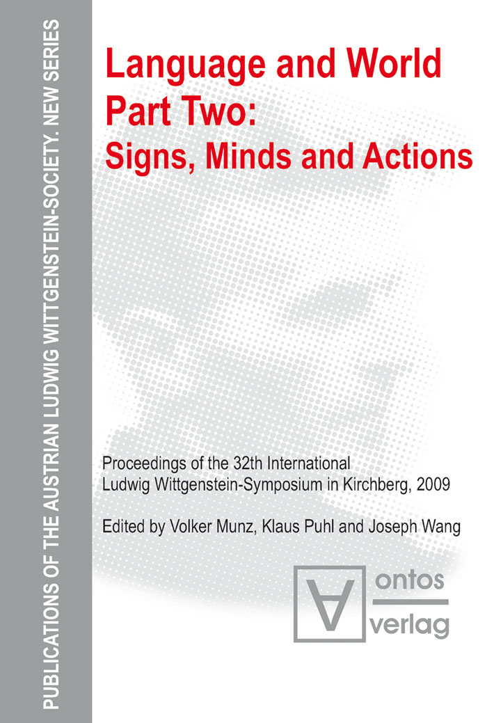 Signs, Minds and Actions - Volker Munz, Klaus Puhl, Joseph Wang