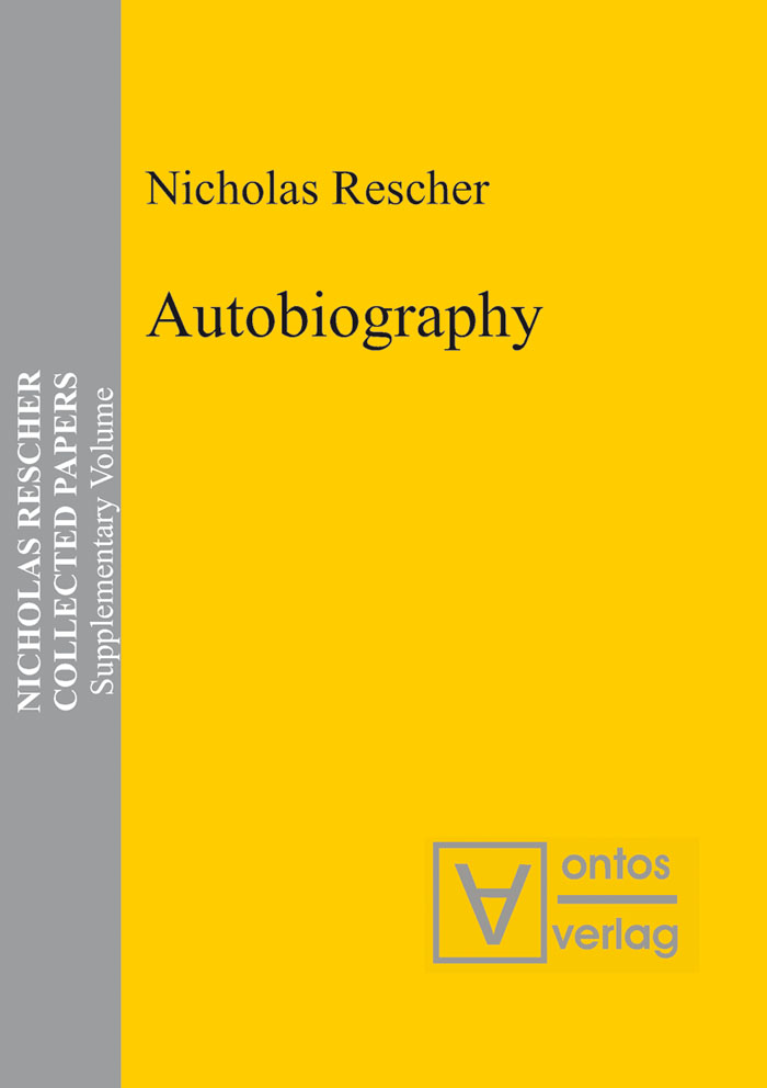 Autobiography - Nicholas Rescher