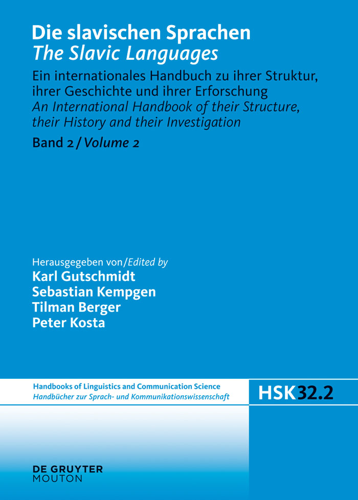 Die slavischen Sprachen / The Slavic Languages. Halbband 2 - Sebastian Kempgen, Peter Kosta, Tilman Berger, Karl Gutschmidt