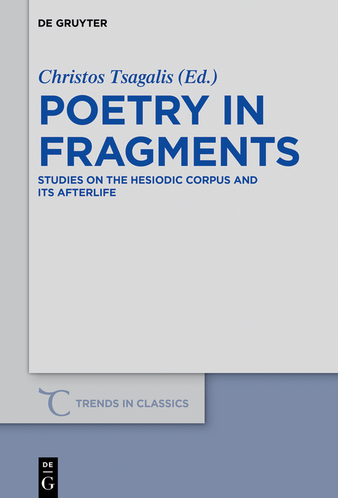 Poetry in Fragments - Christos Tsagalis