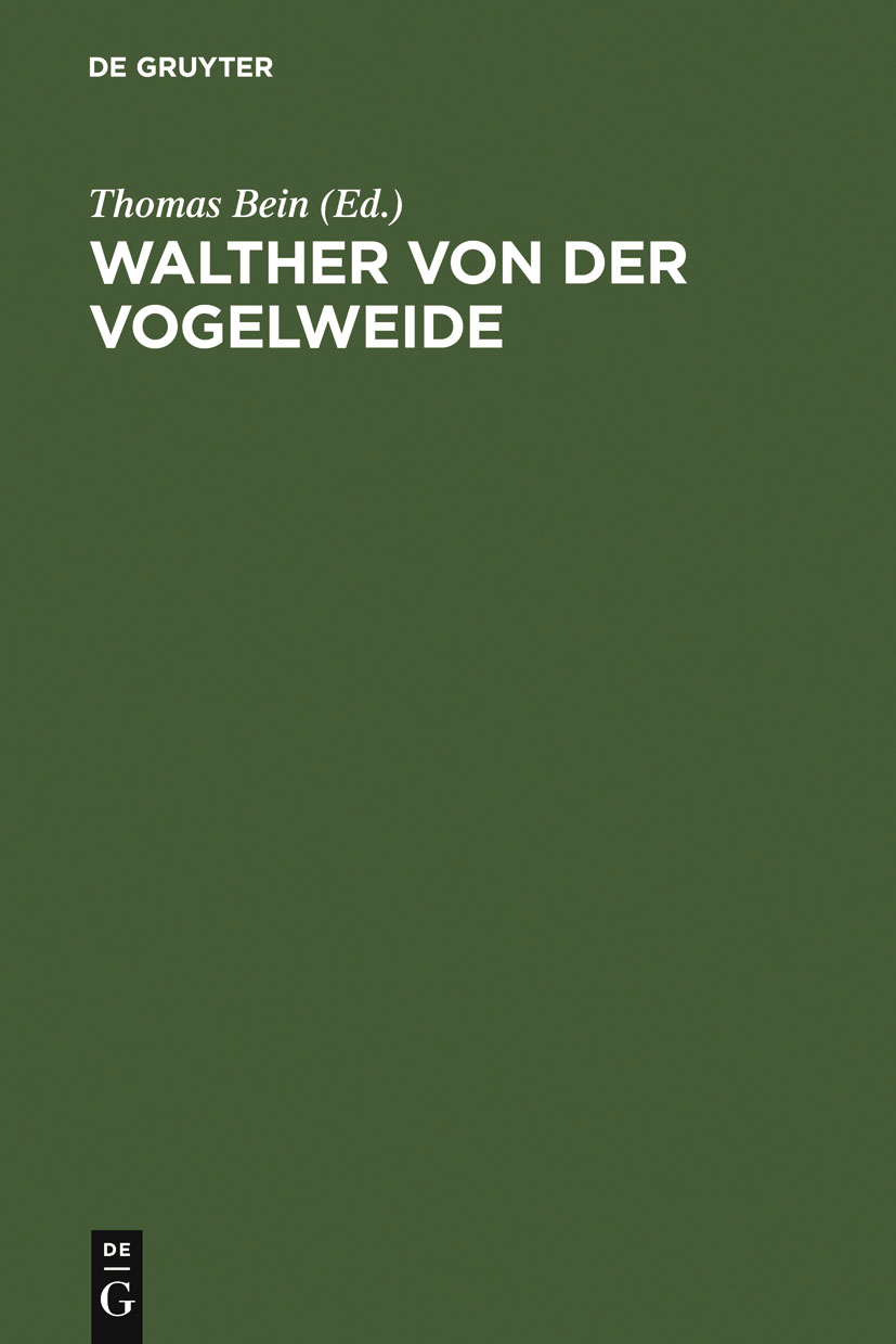 Walther von der Vogelweide - Thomas Bein