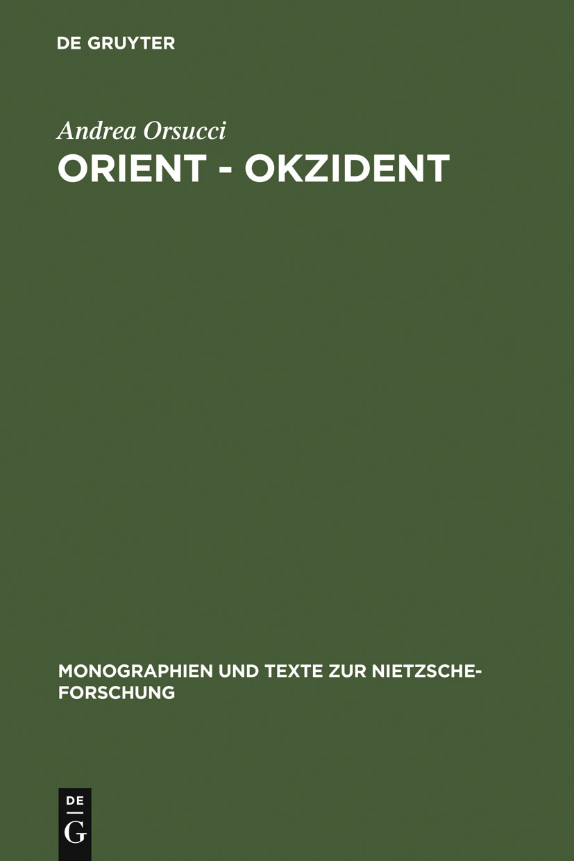 Orient - Okzident - Andrea Orsucci