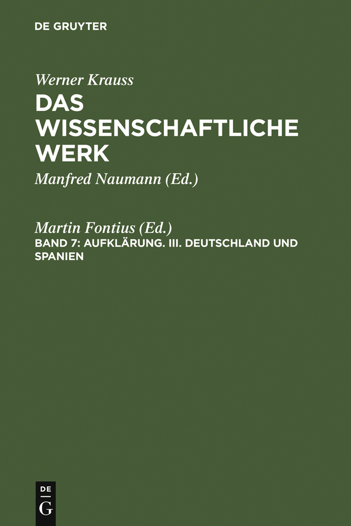 Deutschland und Spanien - Martin Fontius, Renate Petermann, Peter-Volker Springborn