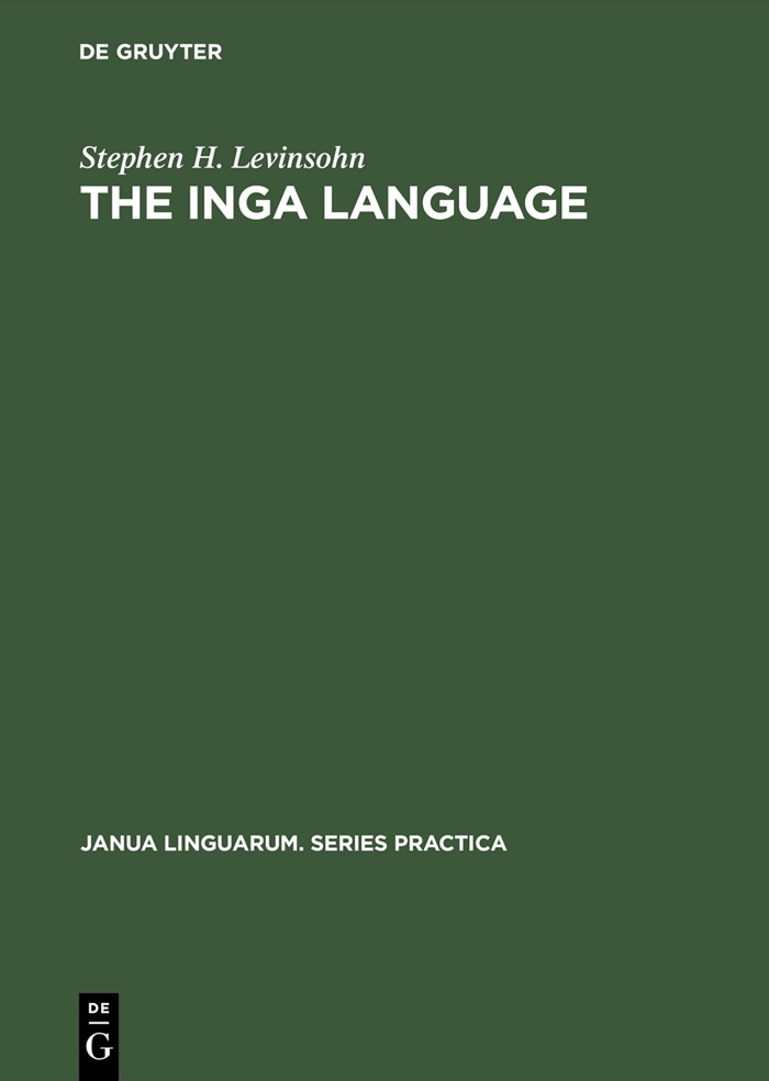 The Inga Language - Stephen H. Levinsohn