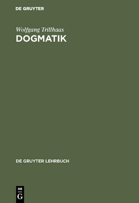 Dogmatik - Wolfgang Trillhaas,,