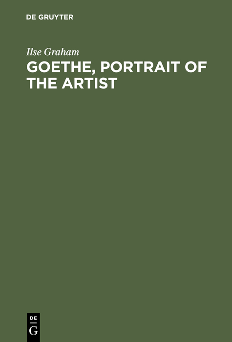 Goethe, Portrait of the Artist - Ilse Graham