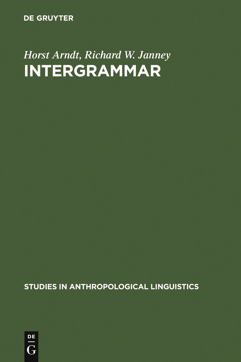 InterGrammar - Horst Arndt, Richard W. Janney