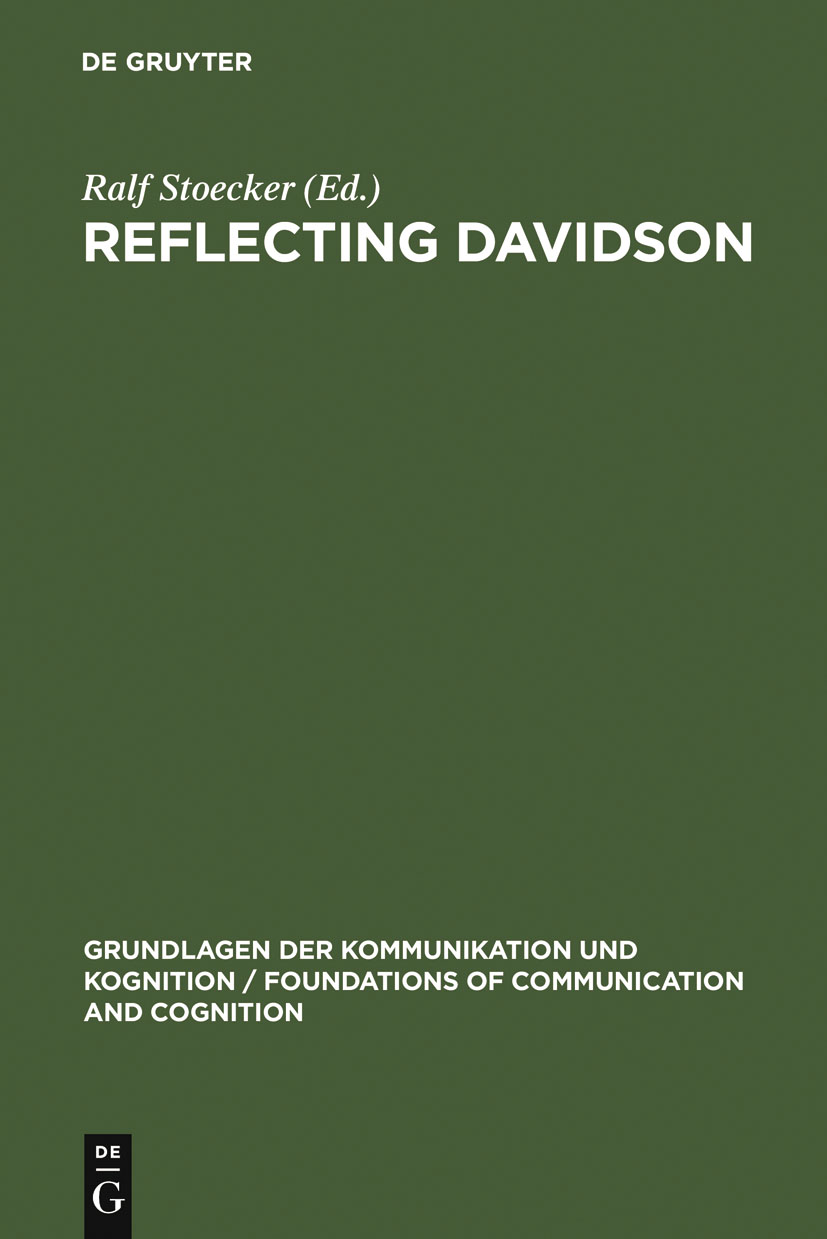 Reflecting Davidson - Ralf Stoecker