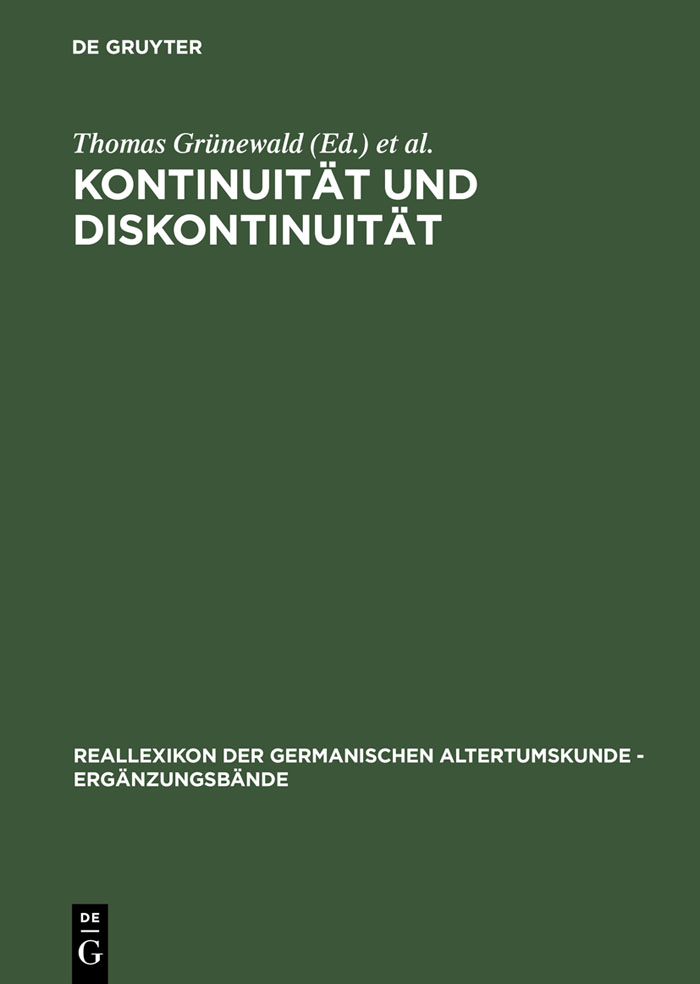 Kontinuität und Diskontinuität - Thomas Grünewald, Sandra Seibel