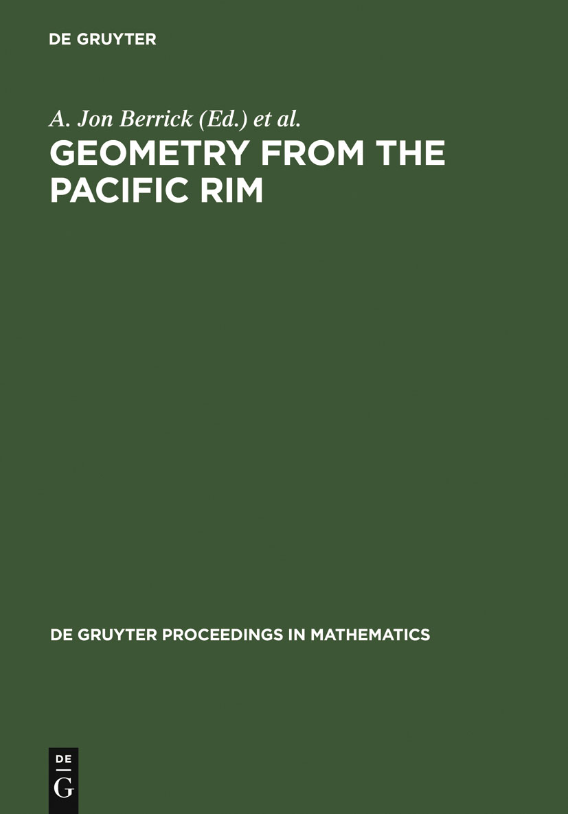 Geometry from the Pacific Rim - A. Jon Berrick, Bonaventure Loo, Hong-Yu Wang