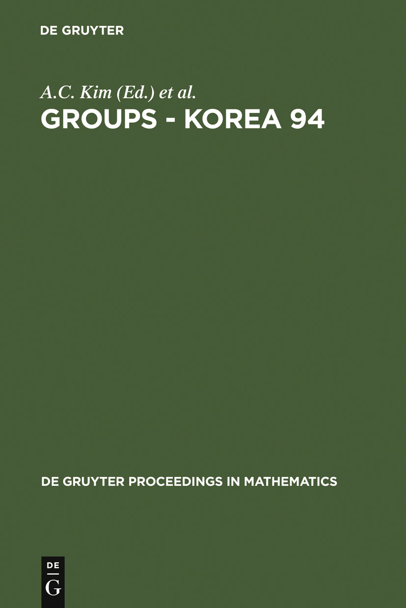 Groups - Korea 94 - A. C. Kim, D. L. Johnson