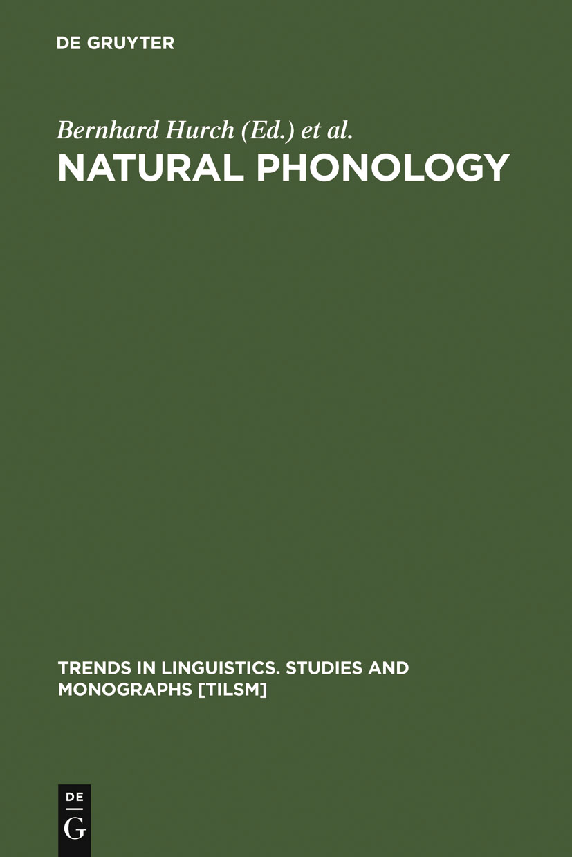 Natural Phonology - Bernhard Hurch, Richard A. Rhodes