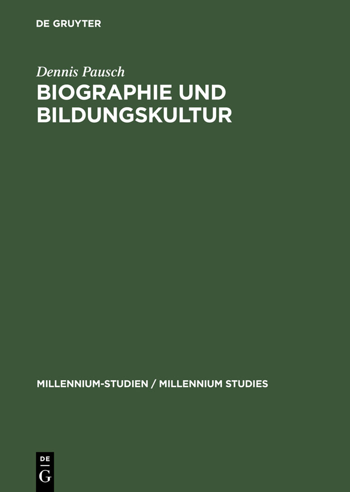 Biographie und Bildungskultur - Dennis Pausch