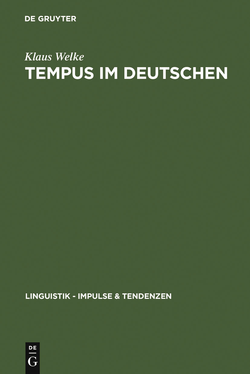 Tempus im Deutschen - Klaus Welke