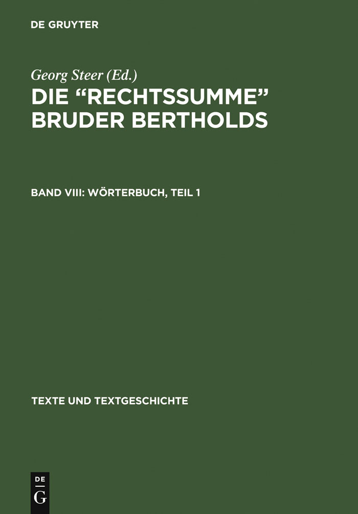 Wörterbuch - Georg Steer, Heidemarie Vogl