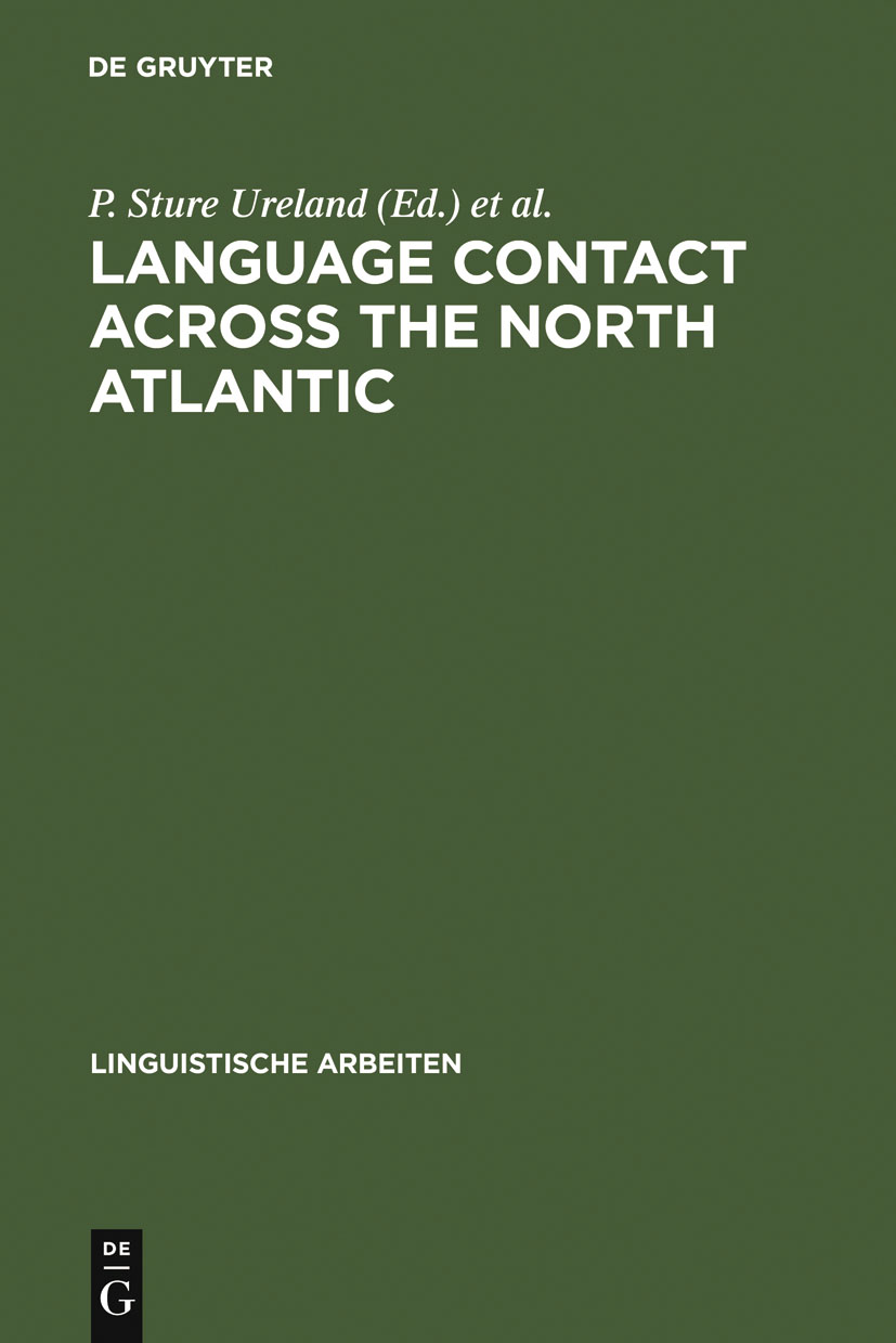 Language Contact across the North Atlantic - P. Sture Ureland, Iain Clarkson