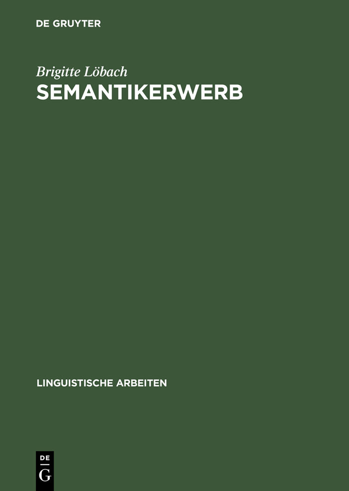 Semantikerwerb - Brigitte Löbach