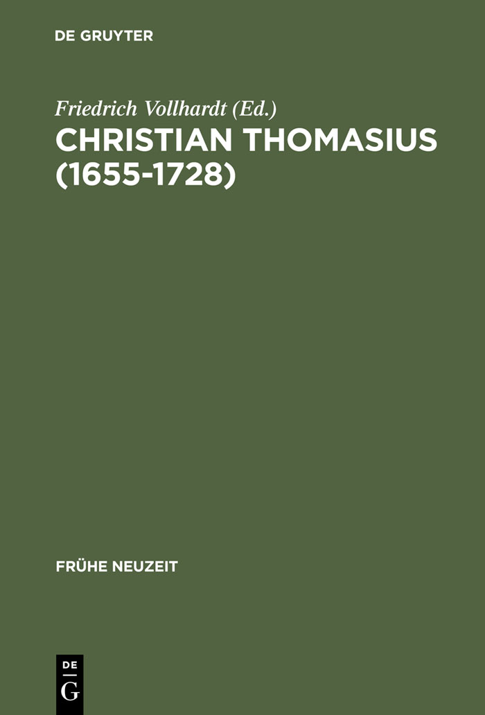 Christian Thomasius (1655-1728) - Friedrich Vollhardt