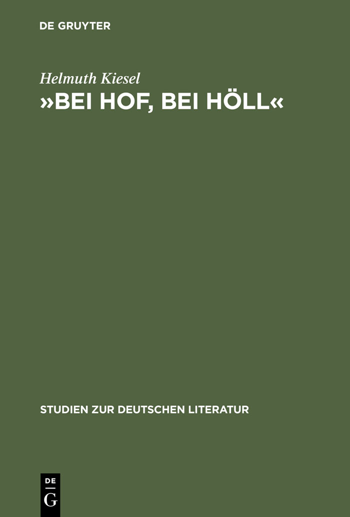 »Bei Hof, bei Höll« - Helmuth Kiesel