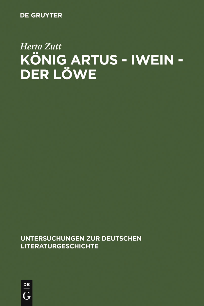 König Artus - Iwein - Der Löwe - Herta Zutt