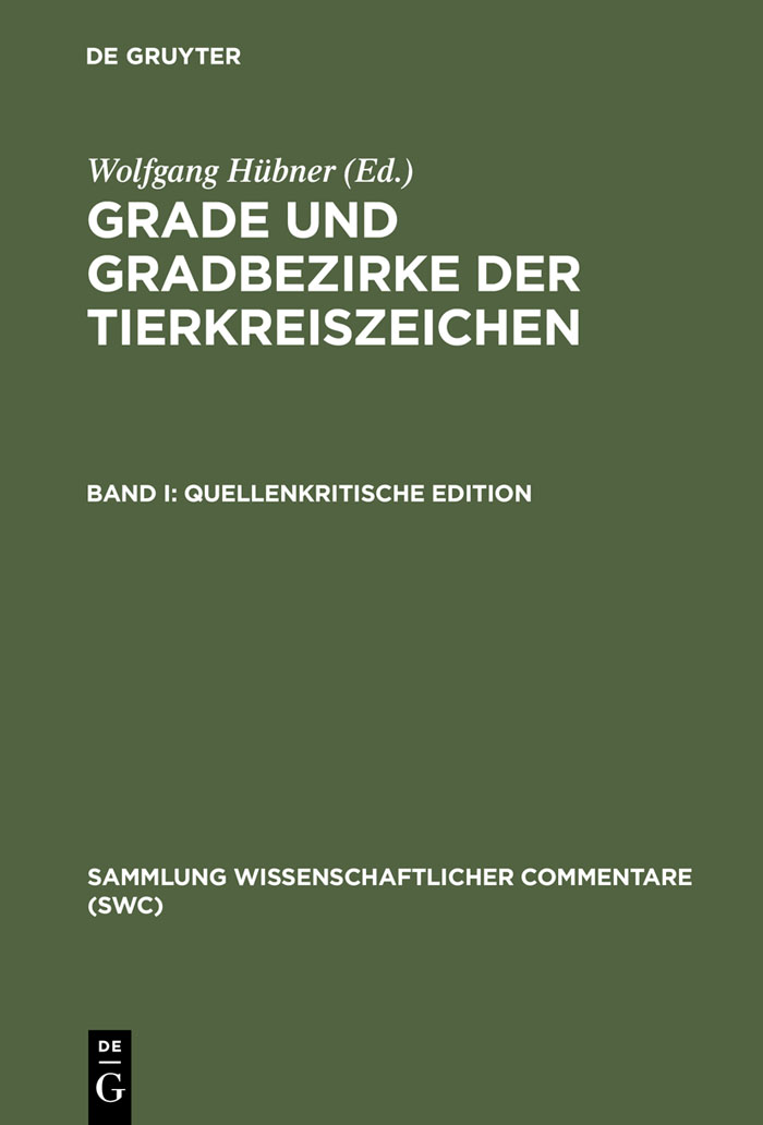 Quellenkritische Edition - Wolfgang Hübner