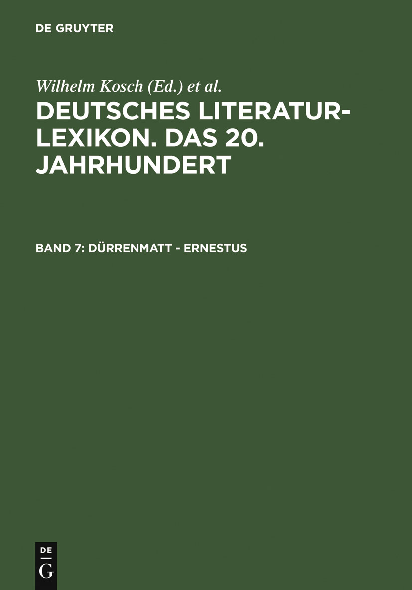 Dürrenmatt - Ernestus - Lutz Hagestedt