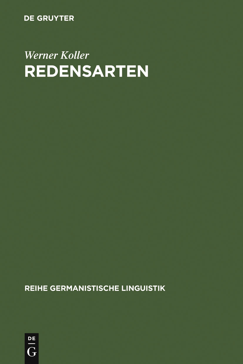Redensarten - Werner Koller