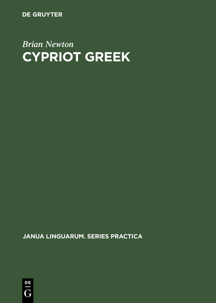 Cypriot Greek - Brian Newton